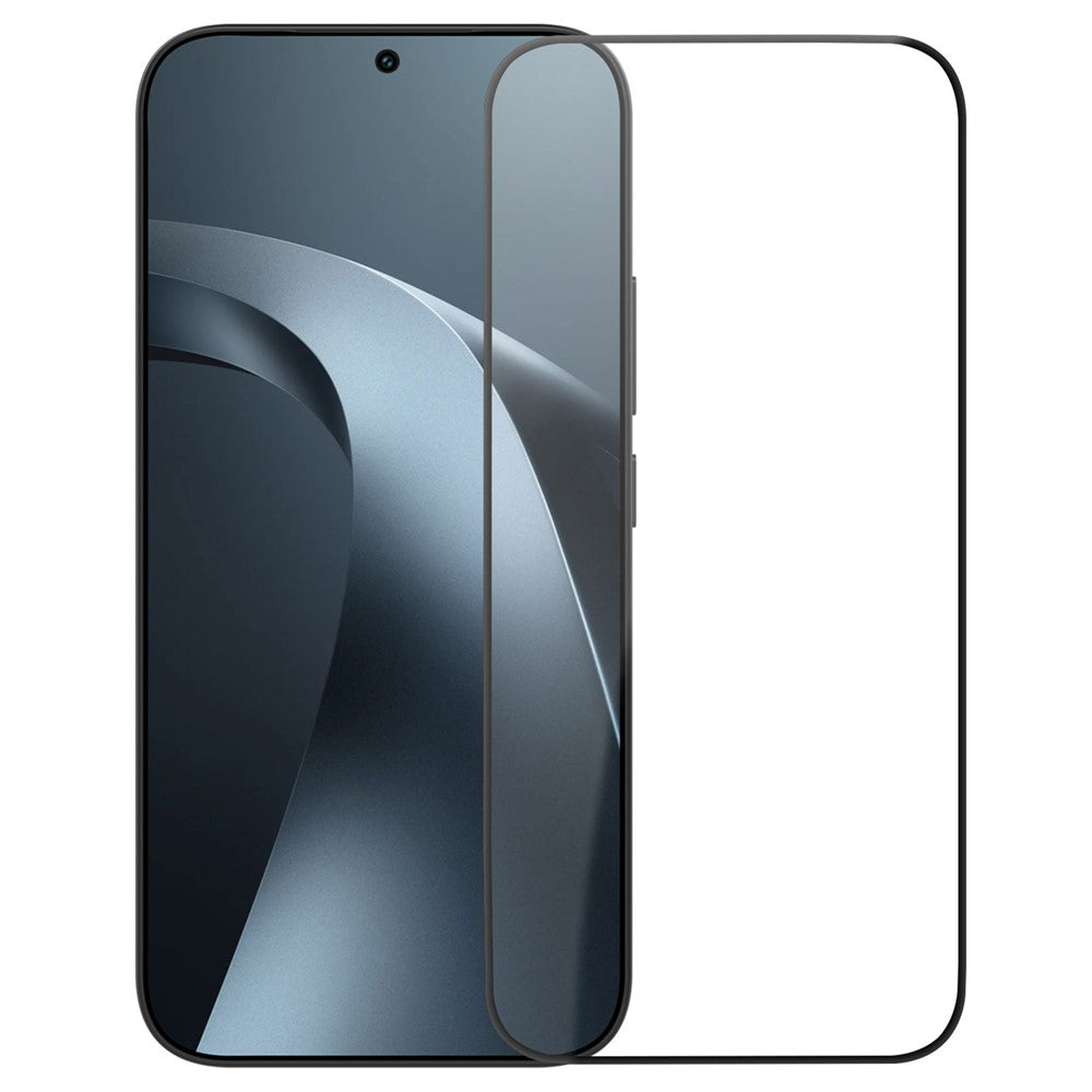 Nillkin CP+ Pro Displayschutzfolie für Xiaomi 17T, gehärtetes Glas, Vollkleber, Schwarz
