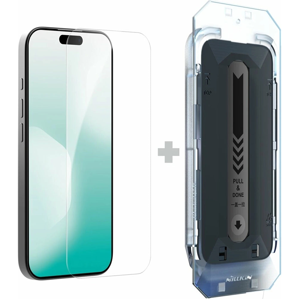 Nillkin H+ Pro Displayschutzfolie mit Applikator für Apple iPhone 17, gehärtetes Glas, Vollkleber