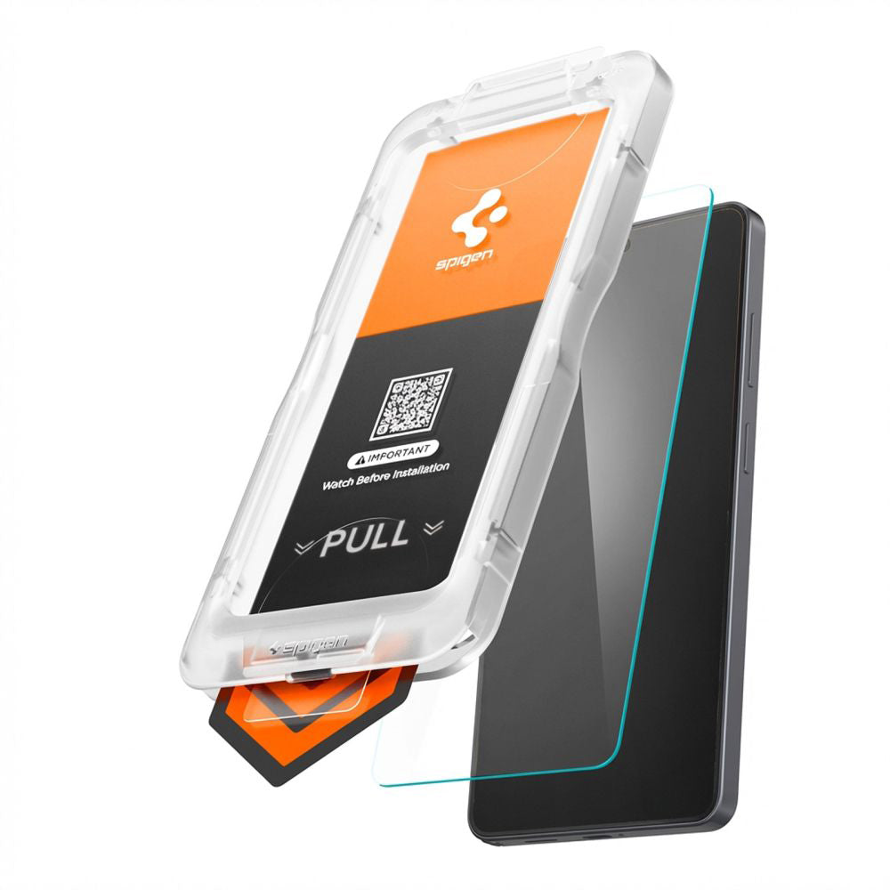Spigen GlastR EZ FIT Pro HD Screen Protector for Samsung Galaxy S26 S942, Tempered Glass, Full Glue AGL11097