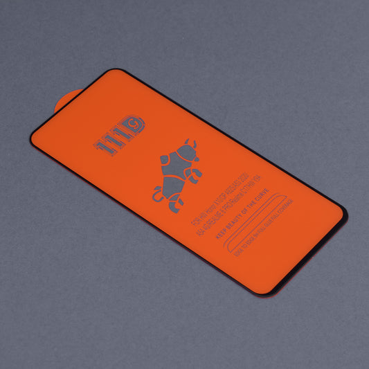 Techsuit Displayschutzfolie für OnePlus Nord CE 2 Lite 5G / Realme Narzo 50 / 9 5G / 9i / 9 Pro, gehärtetes Glas, Full Glue, 111D, Schwarz