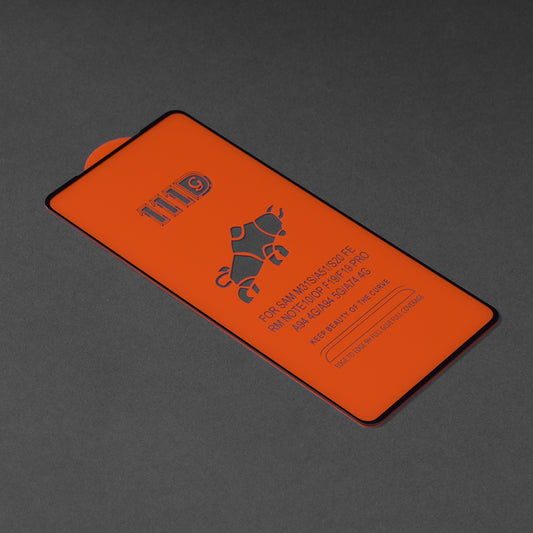 Techsuit Displayschutzfolie für Samsung Galaxy A52s 5G A528 / A52 5G A526 / A52 A525, gehärtetes Glas, Full Glue, 111D, Schwarz