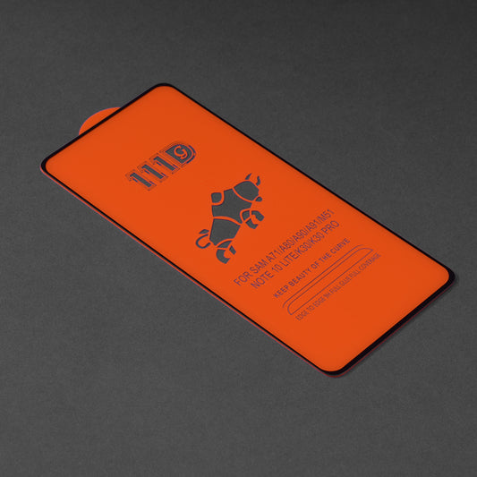 Techsuit Displayschutzfolie für Xiaomi Redmi Note 10 Pro Max / Note 10 Pro, gehärtetes Glas, Full Glue, 111D, Schwarz