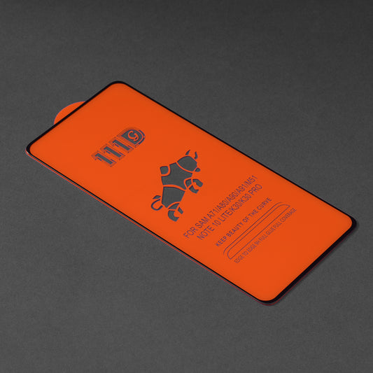 Techsuit Displayschutzfolie für Xiaomi Redmi Note 12 4G / Poco X5 / Note 12 5G, gehärtetes Glas, Full Glue, 111D, Schwarz