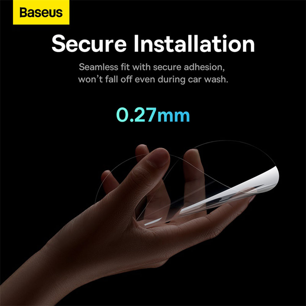 Baseus ClearSight Anti-Regen Spiegelfolie, 136mm x 96mm, Kunststoff, Set 2 Stück C11853200201-00
