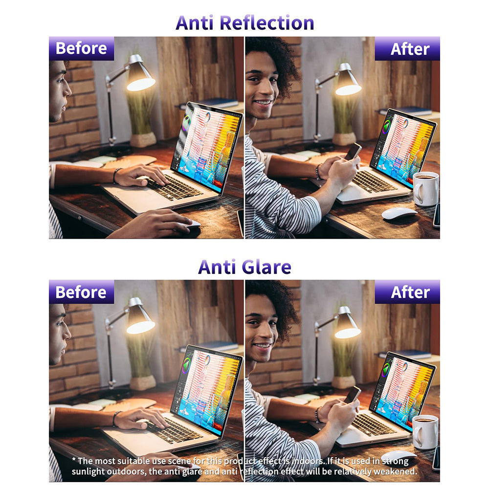 Bildschirmschutzfolie Anti Blue Light Techsuit VisionProX für Apple MacBook Air 13inch (2020) / (2018) / (2017), Kunststoff