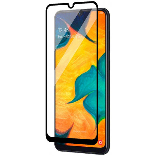 OEM Displayschutzfolie für Huawei P30 lite New Edition / P30 lite, Glas abgeschirmt, Vollverklebung, 6D, Schwarz