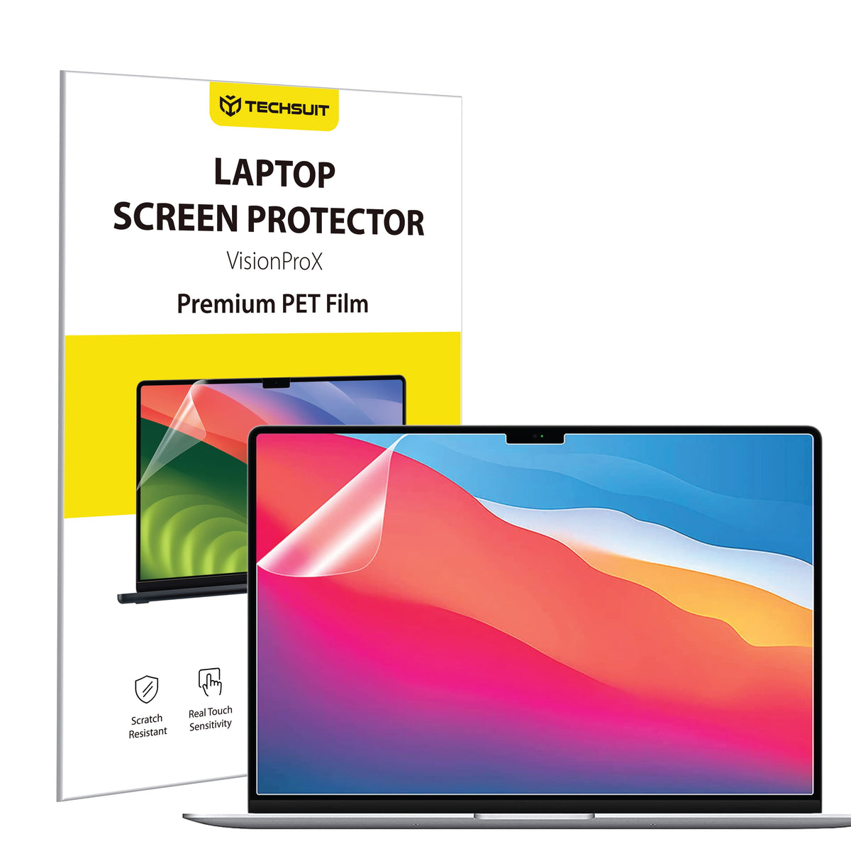 Matte Anti Blue Light Screen Protector Film Techsuit VisionProX for Apple MacBook Pro 14inch (2026) / (2025) / (2024) / (2023), Plastic