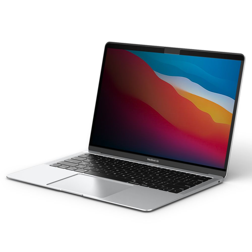 Spigen Safe View Magnetic Datenschutzfolie für Apple MacBook Air M3 13 Zoll (2024) / (2022), Kunststoff AFL06253