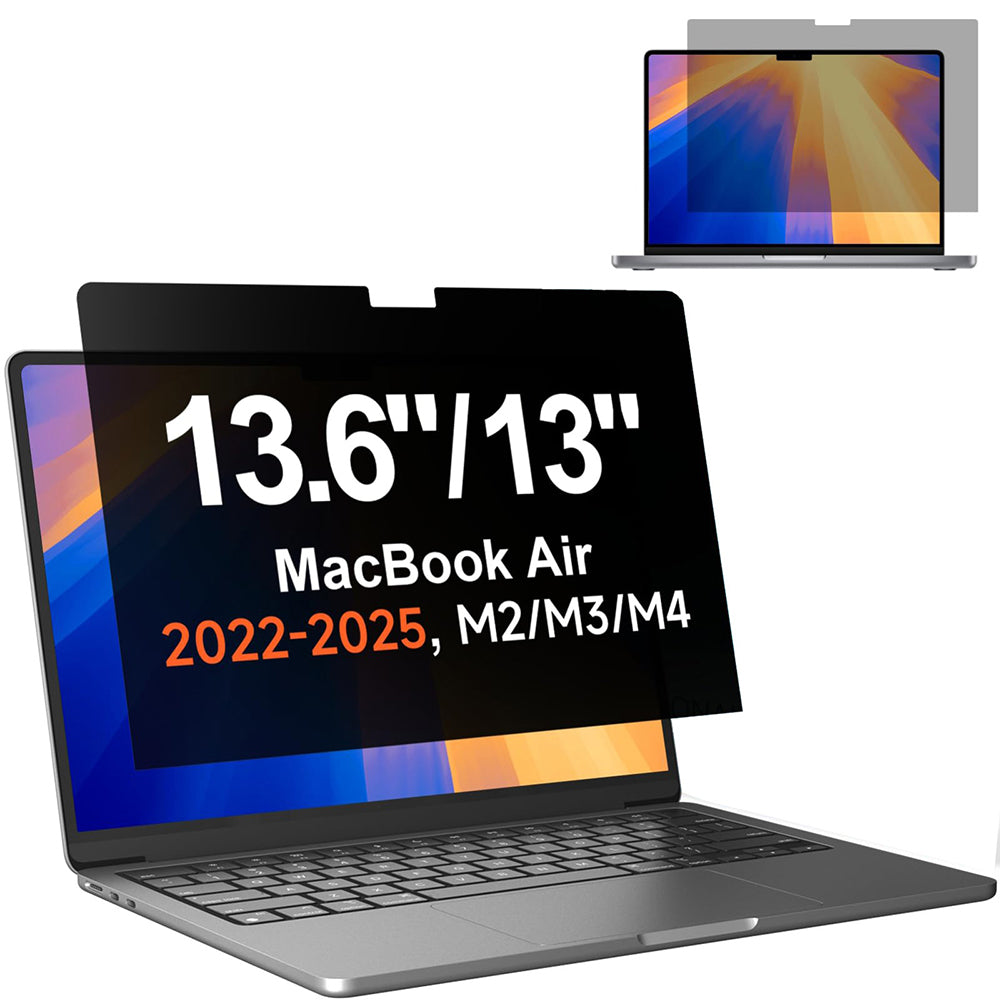 Bildschirmschutzfolie Privacy Techsuit VisionProX für Apple MacBook Air M3 13 Zoll (2024), Kunststoff