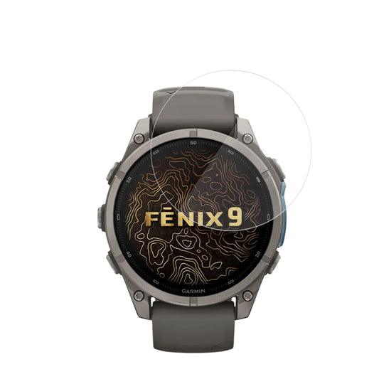 Techsuit Nano Flex Schutzfolie für Garmin Fenix 9 Pro 47mm / Fenix 9 47mm, 2 Stück Set, Kunststoff, Schwarz