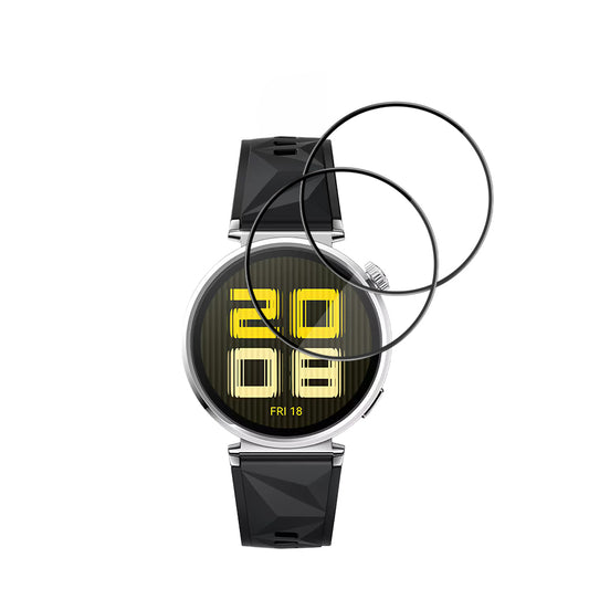 Schutzfolie Techsuit Nano Flex für Huawei Watch GT 5 41mm, Set 2 Stück, Kunststoff, Schwarz