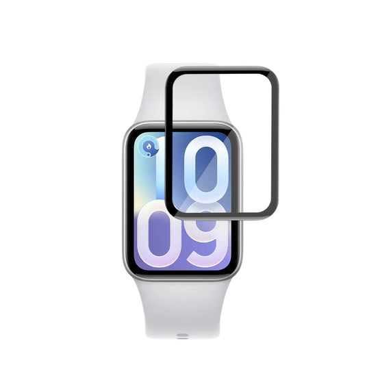 Techsuit Nano Flex Schutzfolie für Xiaomi Smart Band 10 Pro, 2 Stück Set, Kunststoff, Schwarz