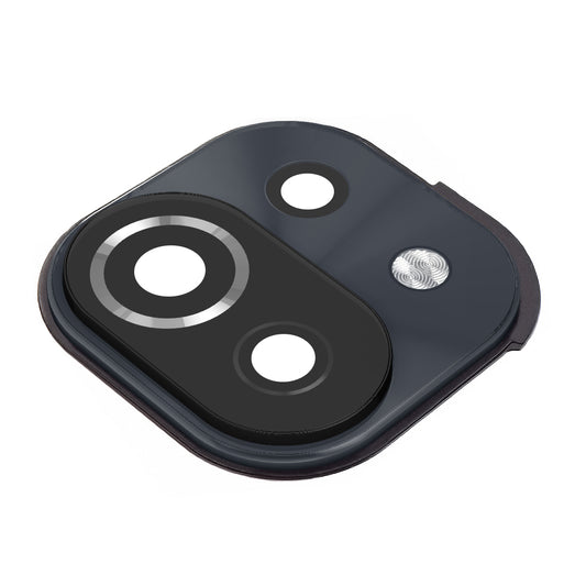 Geam Blitz - Rückkamera Glas Xiaomi Mi 11 Lite 5G / 11 Lite, mit Rahmen, Schwarz