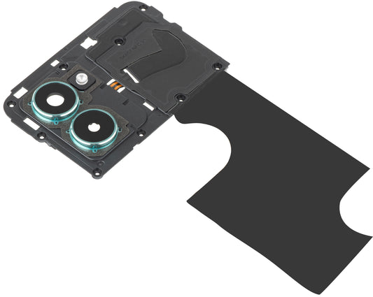 Rückkamera Glas - Blitz - Innenrahmen - NFC Antenne HMD Pulse Pro, mit Rahmen, Grün (Glacier Green), Service Pack 286954437