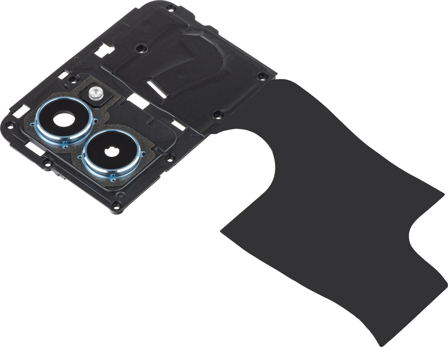 Rückkamera Glas - Blitz - Innenrahmen HMD Pulse Pro, mit Rahmen, Silber, Service Pack 286954408