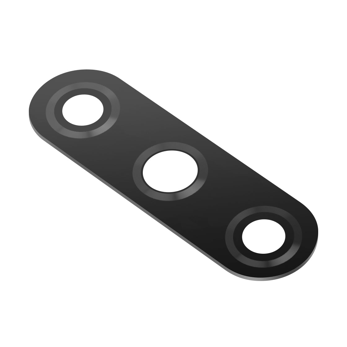 Rückkamera-Glas Motorola Moto E7i Power / E7i Power, Schwarz