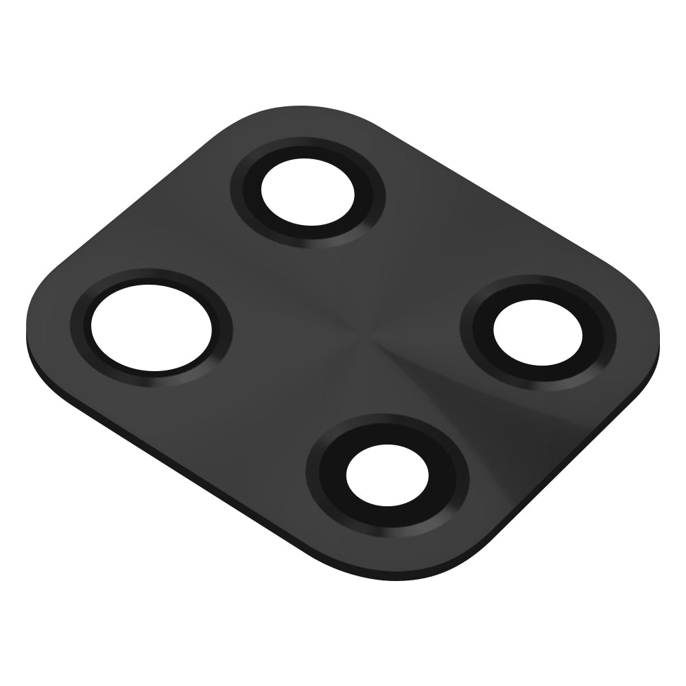 Hinteres Kameraglas Xiaomi Redmi 10C, Schwarz