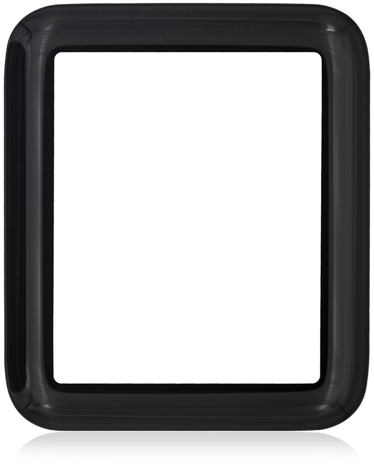 Displayglas für Apple Watch Series 3 38mm / 2 38mm, Schwarz