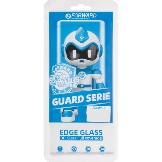 Bildschirmglas + Edge Glue / OCA Forward Guard für Huawei P30 Pro, Schwarz