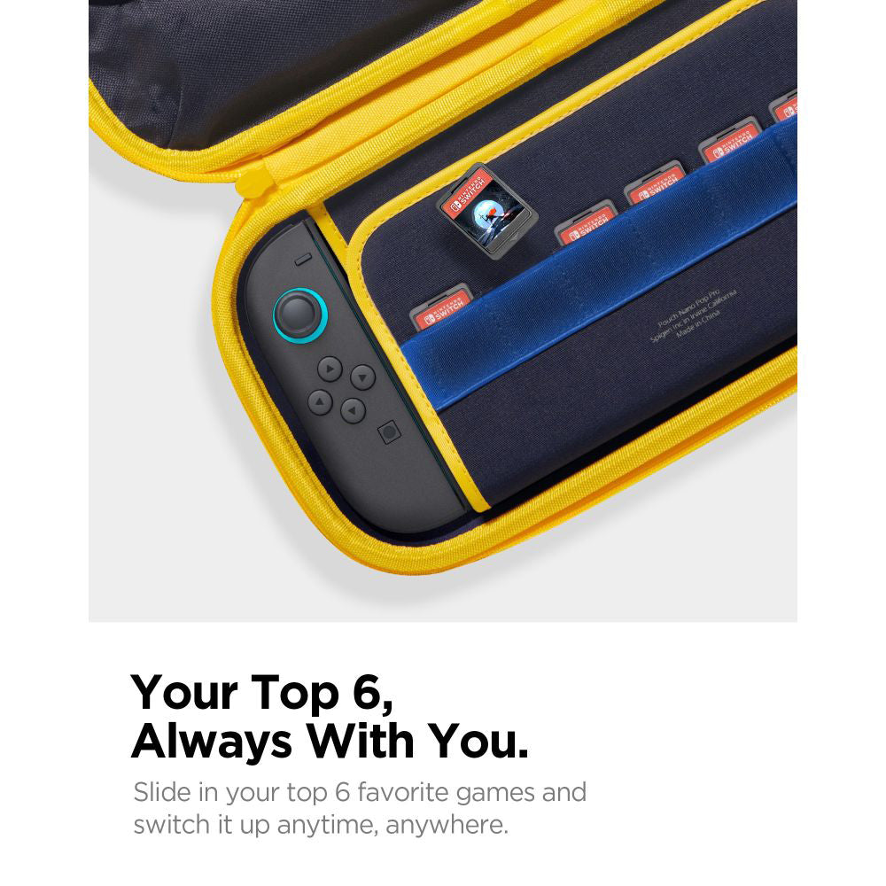 Spigen Nano Pop Pro Schutztasche für Nintendo Switch 2 Konsole, Marineblau AGP09565