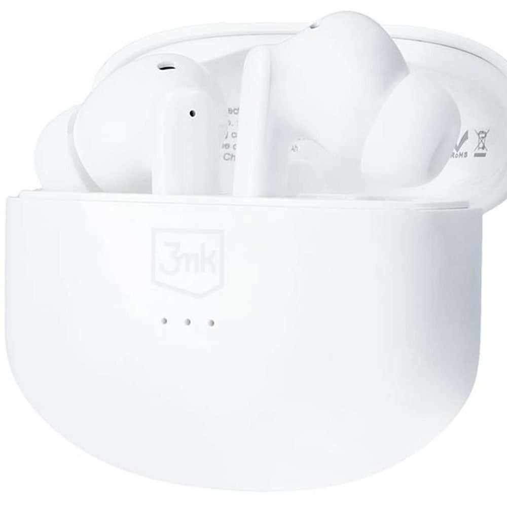 Bluetooth Handsfree 3MK LIFEPODS, TWS, ANC, White