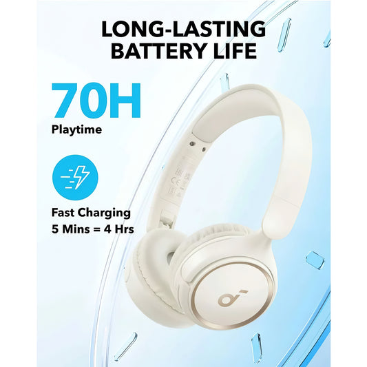 Handsfree Bluetooth Anker SoundCore H30i, Multipoint, A2DP, White A3012G21