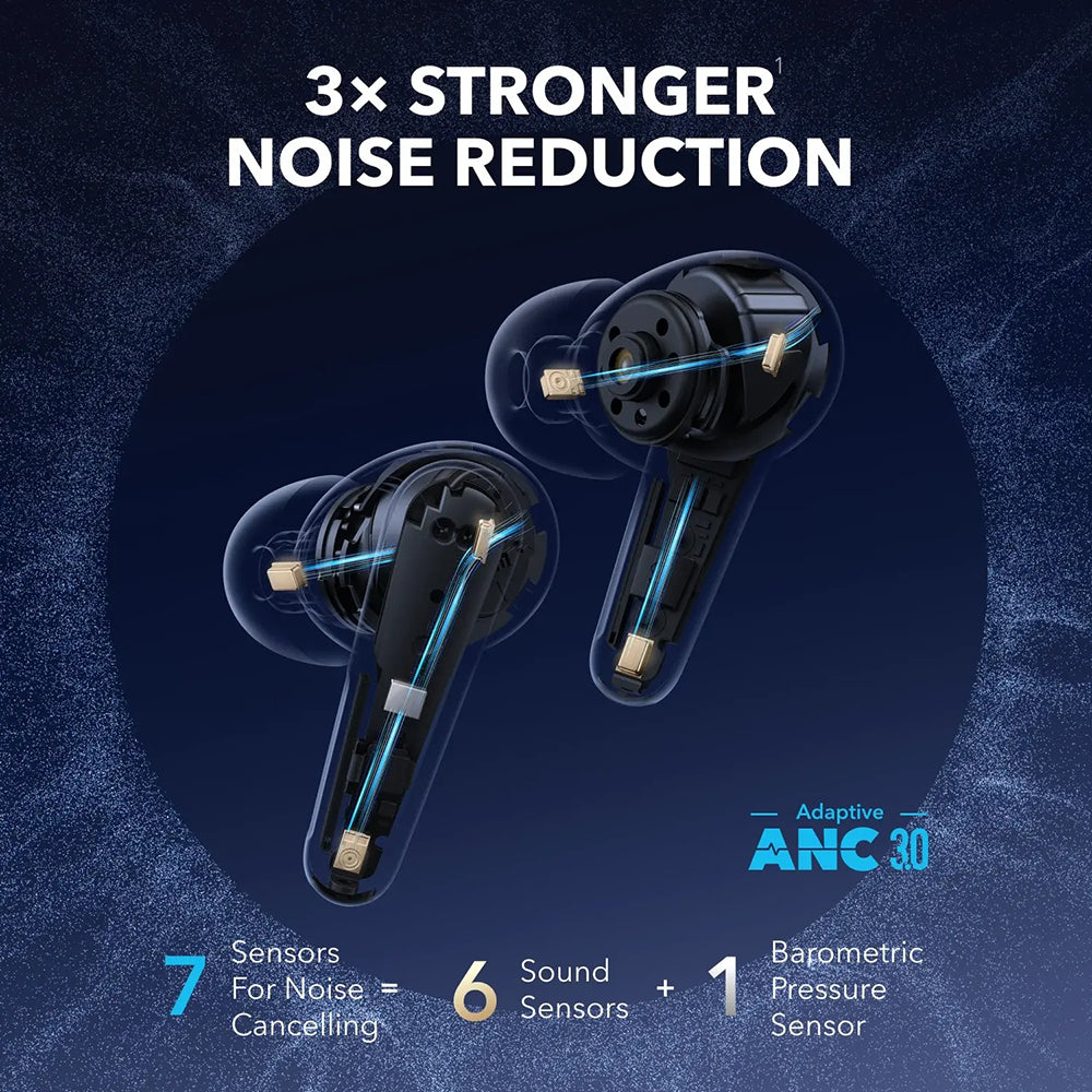 Handsfree Bluetooth Anker SoundCore Liberty 4 Pro NC, TWS, ANC, Schwarz A3954GF1