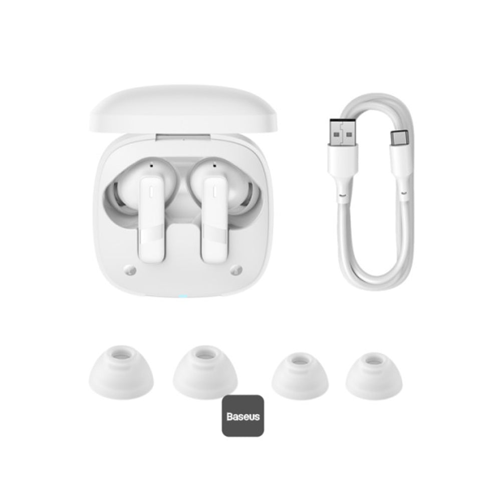 Handsfree Bluetooth Baseus Bowie E20, TWS, Weiß A00069700223-00