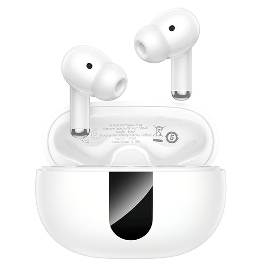 Handsfree Bluetooth HOCO EQ26, TWS, ANC, Weiß