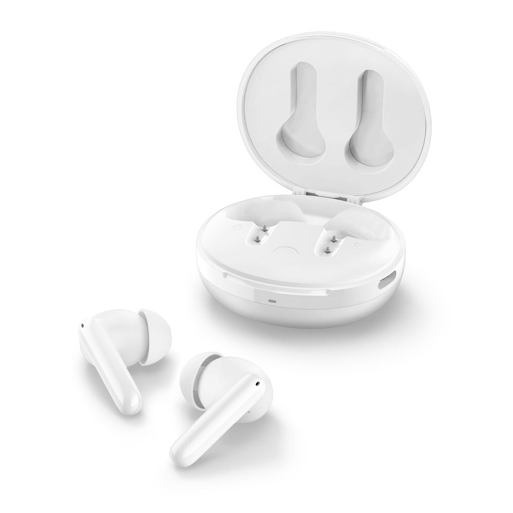 Handsfree Bluetooth Spigen SA2400, TWS, ANC, White ASD07962