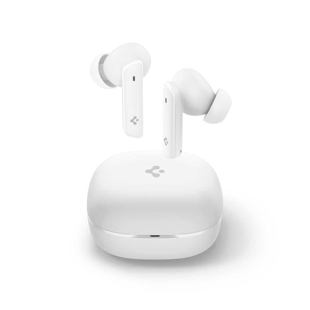 Handsfree Bluetooth Spigen SA2402, TWS, ANC, White ASD07964