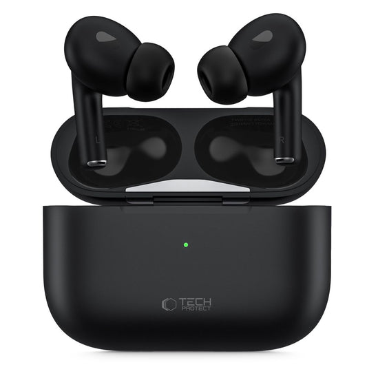 Bluetooth-Freisprecheinrichtung Tech-Protect Ultraboost Pro, TWS, Schwarz