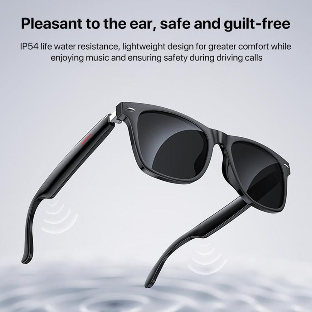 Handsfree Bluetooth Yesido IO35, Unisex-Sonnenbrillen-Typ, A2DP, Schwarz