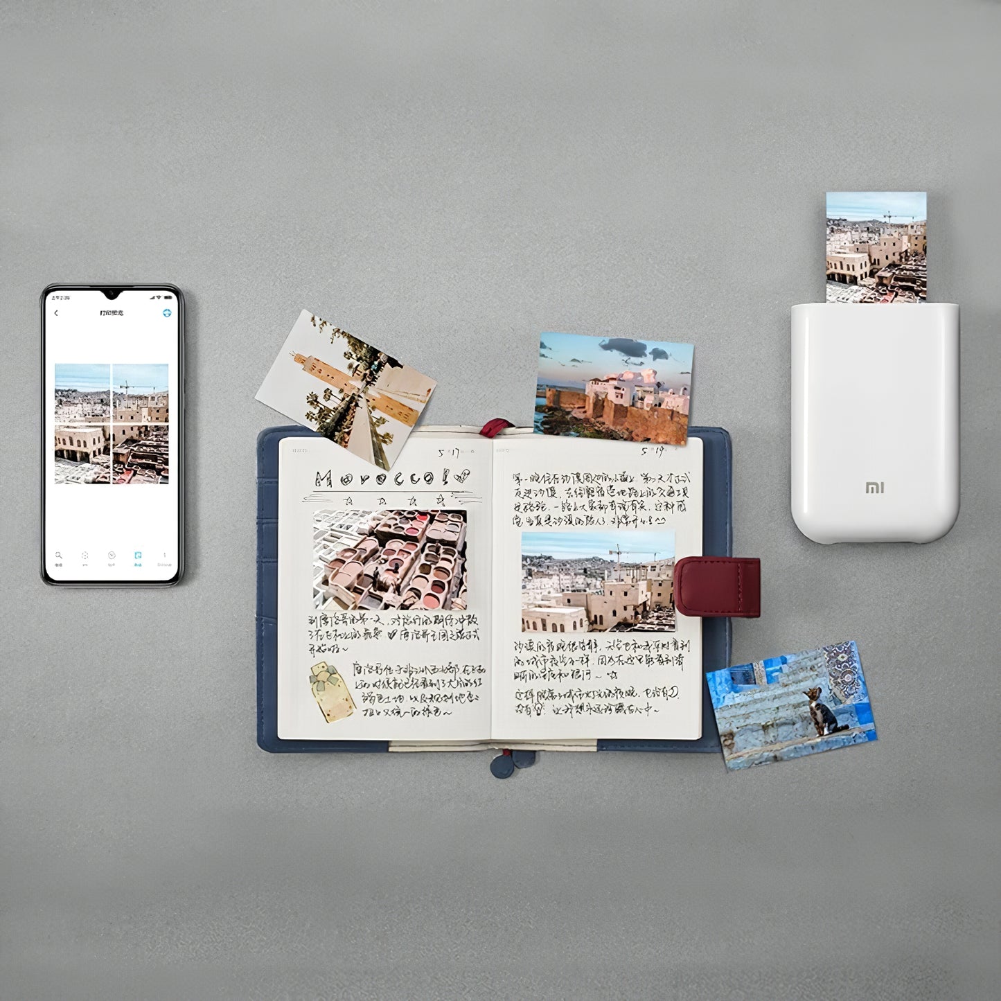 Xiaomi Zink Fotopapier für Mi Portable Photo Printer, Set 20 Stück TEJ4019GL