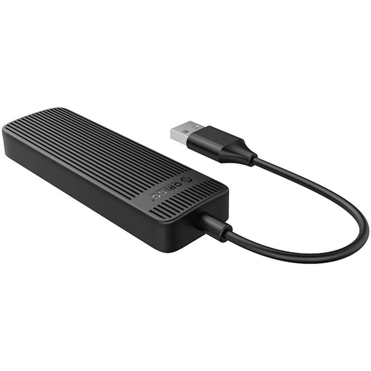 USB-Hub Orico FL02, 4 x USB-A, Schwarz