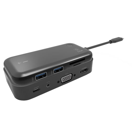 USB-C SiGN Hub, 1 x USB-C - 1 x HDMI - 1 x VGA - 1 x 3,5mm Klinke, Schwarz SN-TVBT01 SN-TVBT01