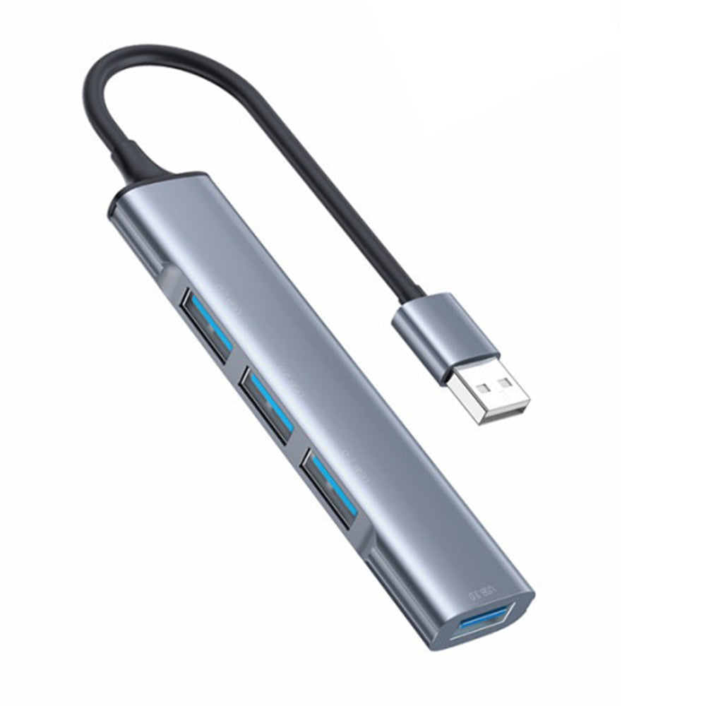 USB-Hub Yesido HB18, 4in1, Grau
