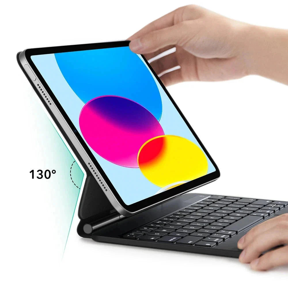 Tastaturhülle für Apple iPad (2025) / (2022), ESR, Rebound New, Schwarz