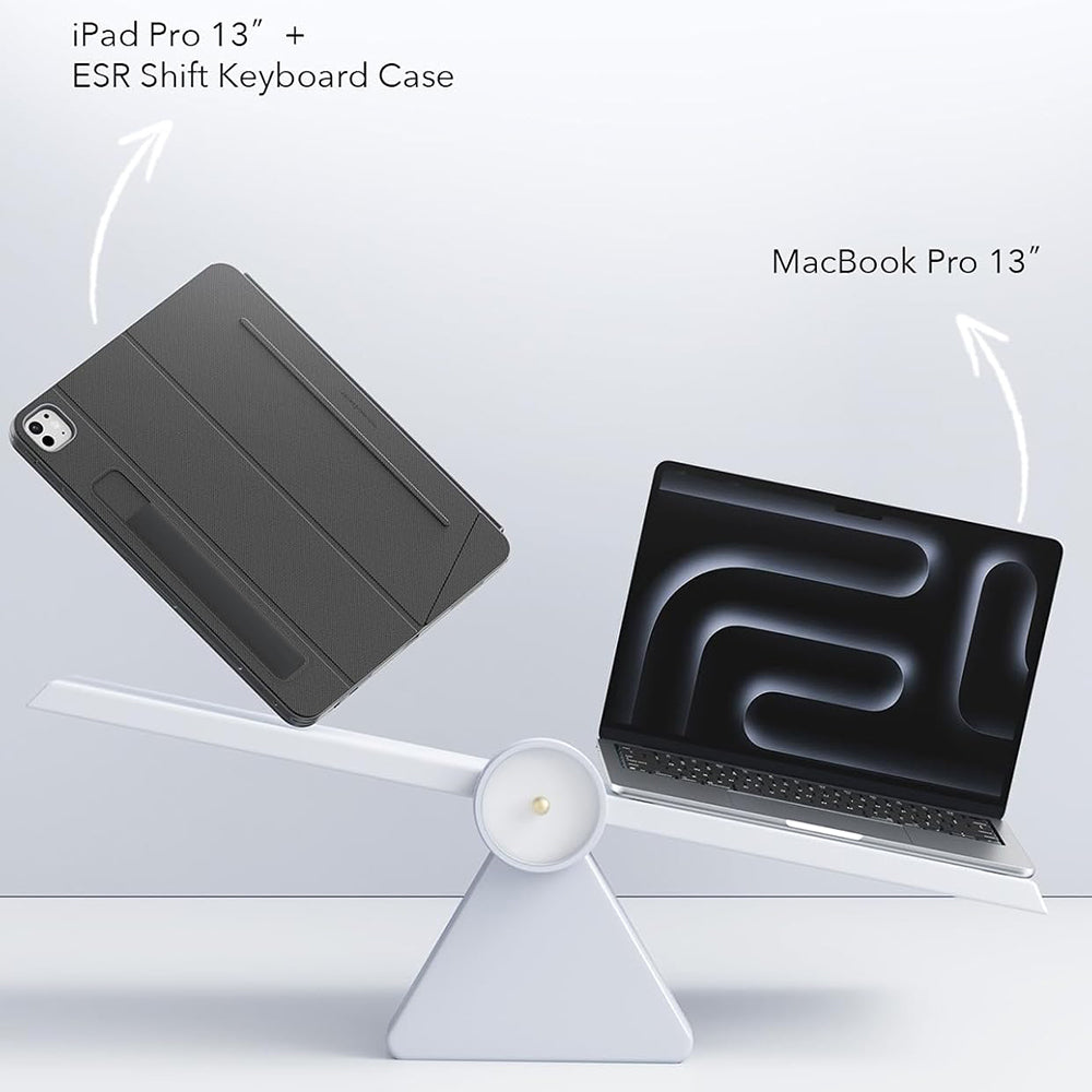 Tastaturhülle für Apple iPad (2025) / (2022), ESR, Shift, Grau