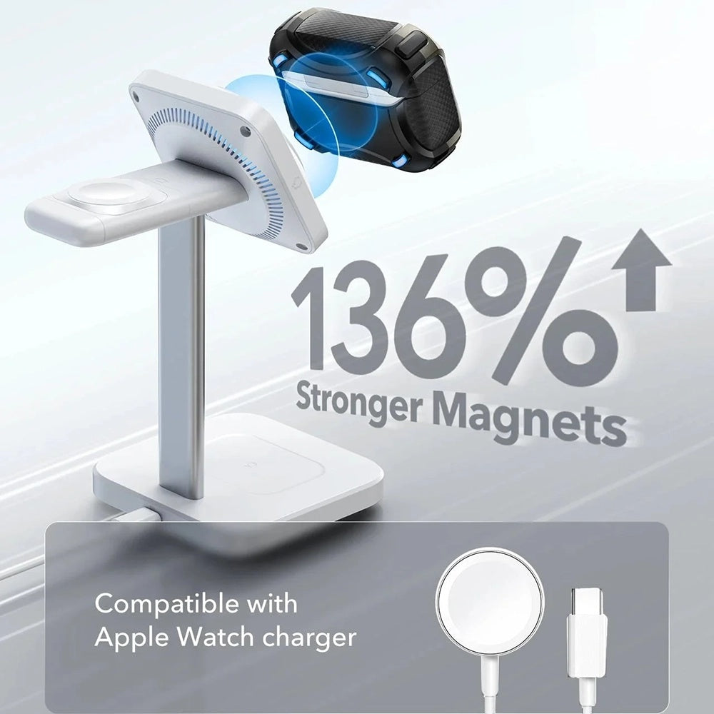 ESR Cyber FlickLock Hülle für Apple AirPods Pro 3, Grau