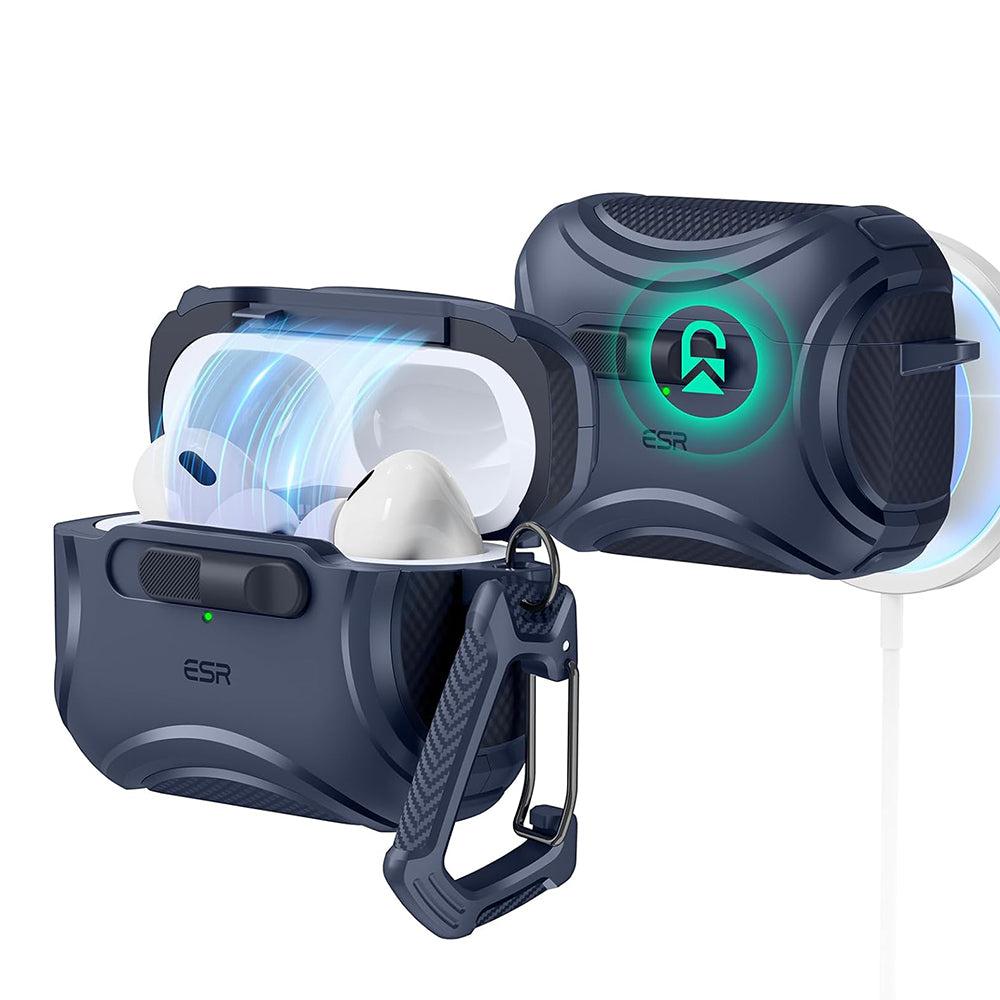 ESR Cyber Hülle für Apple AirPods Pro Serie, Blau