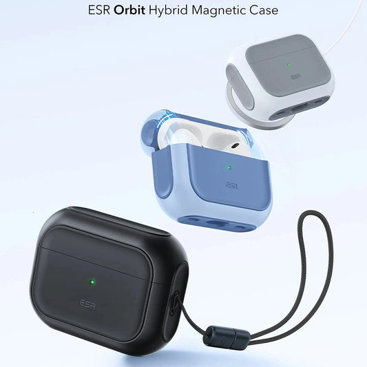 ESR Orbit Hybrid Hülle für Apple Airpods Pro 3, Schwarz, Wiederverpackt