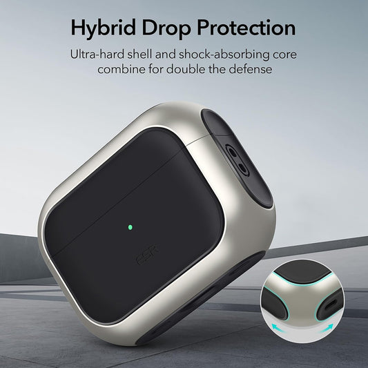 ESR Orbit Hybrid Hülle für Apple AirPods 4, Schwarz