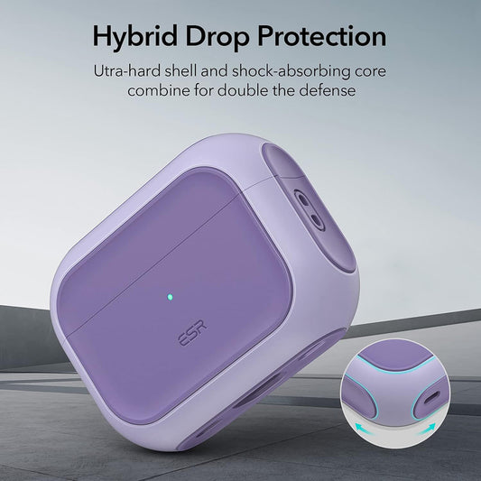ESR Orbit Hybrid Hülle für Apple AirPods Pro Serie, Lila