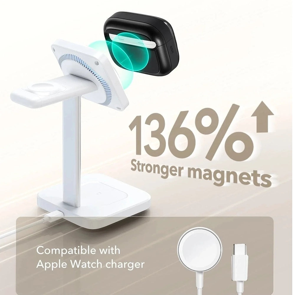 ESR Pulse Magnetic FlickLock Hülle für Apple AirPods Pro 3, Weiß