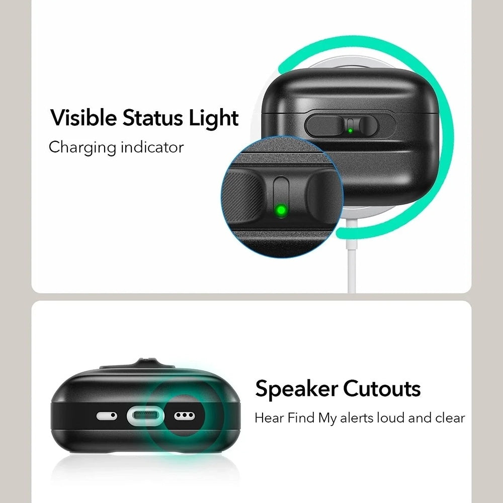 ESR Pulse Magnetic FlickLock Hülle für Apple AirPods Pro 3, Marineblau