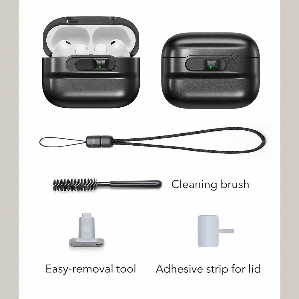 ESR Pulse Magnetic FlickLock Hülle für Apple AirPods Pro 3, Marineblau