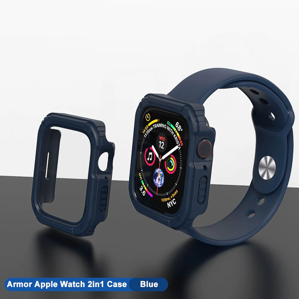 Lito Armor 360 Hülle für Apple Watch 42mm Series, Blau