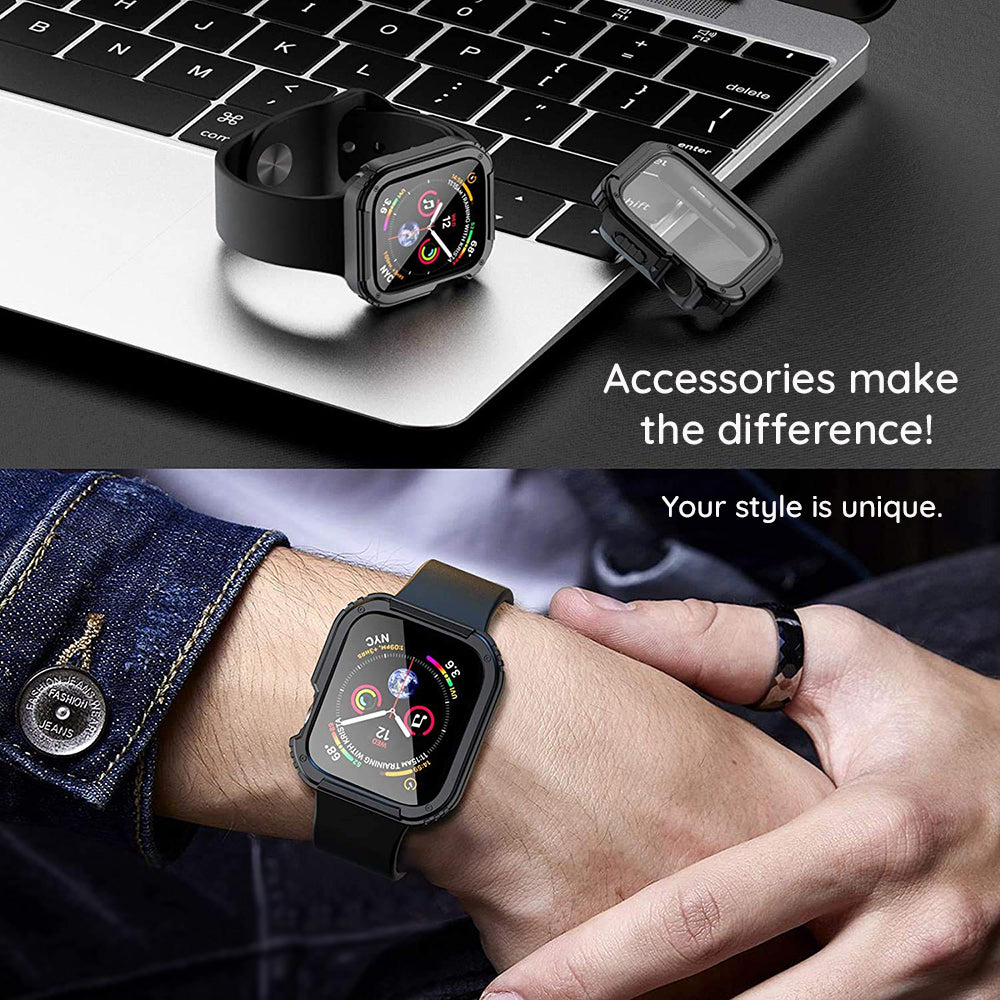 Lito Armor 360 Hülle für Apple Watch 42mm Series, Blau