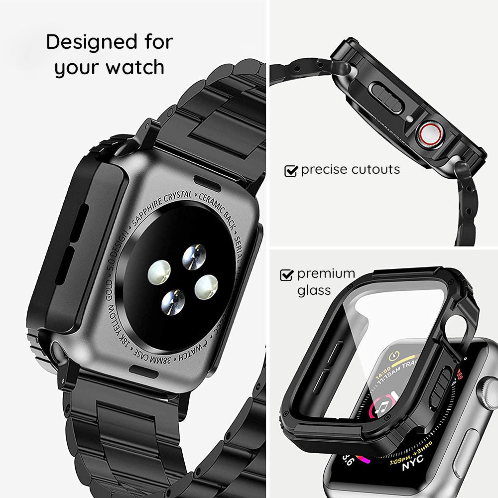 Lito Armor 360 Hülle für Apple Watch 42mm Series, Blau
